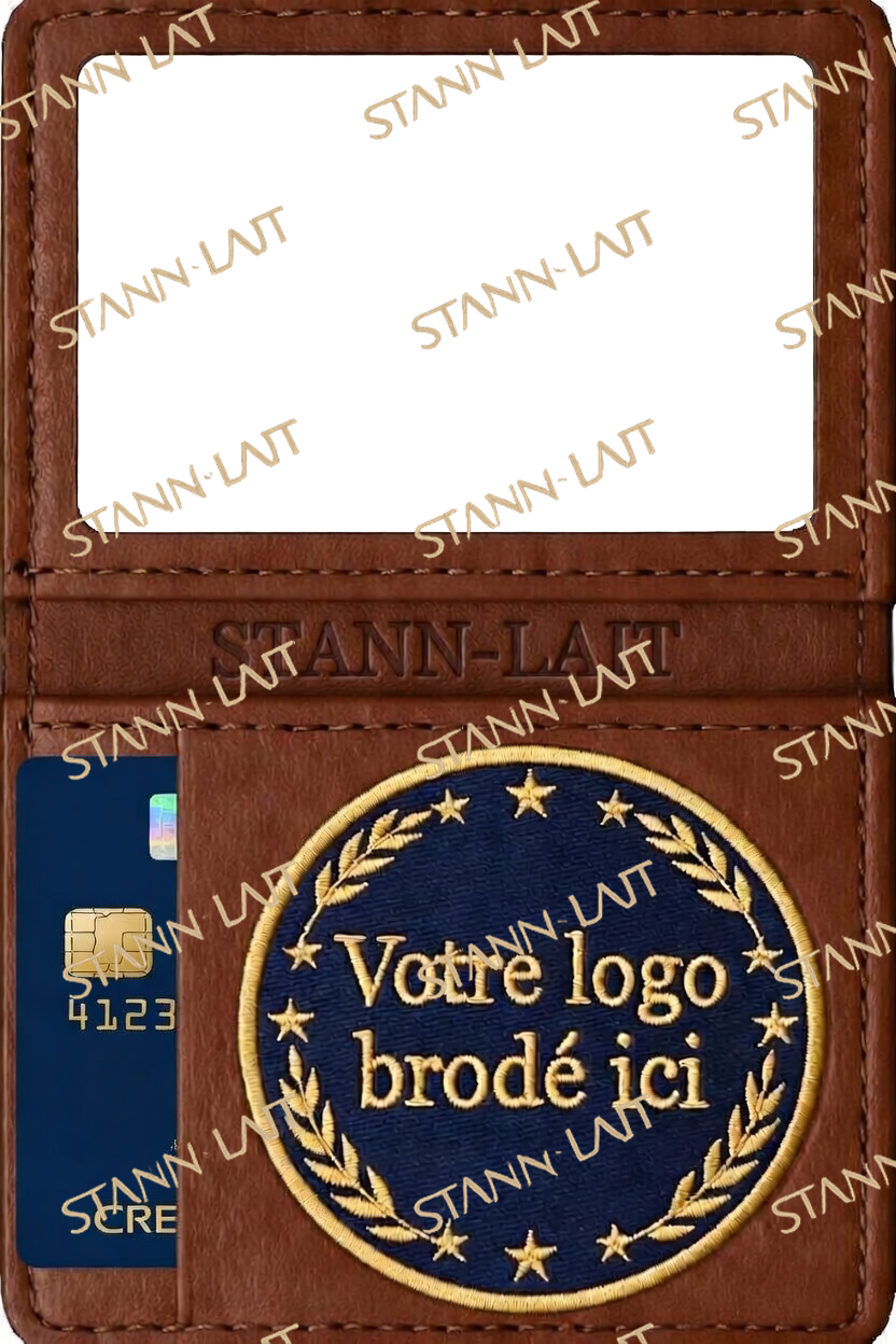 Portefeuille Brun – Carte Bancaire
